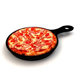 3D Crab  Ham Pizza