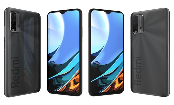 Xiaomi Redmi 9T Carbon Gray Modelo 3D - TurboSquid 1736885