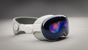 3D High quality Apple Vision Pro
