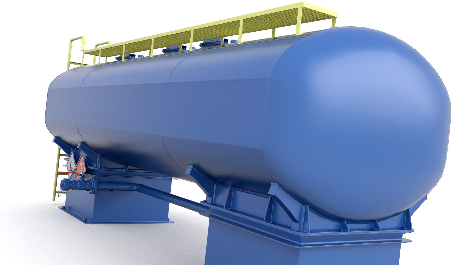 Oil Pressure Tank 3D Model TurboSquid 1554321