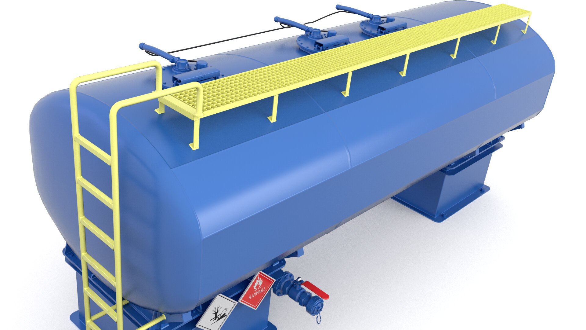 Oil Pressure Tank 3D Model TurboSquid 1554321