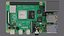 3D model single raspberry pi 4