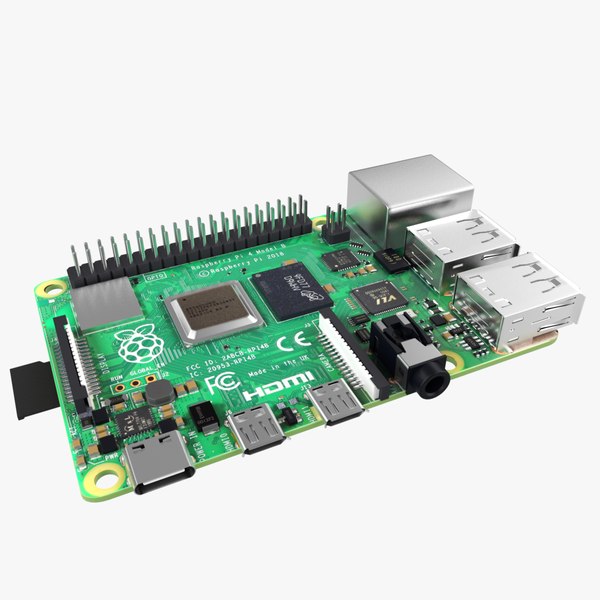 3D model single raspberry pi 4