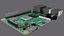 3D model single raspberry pi 4