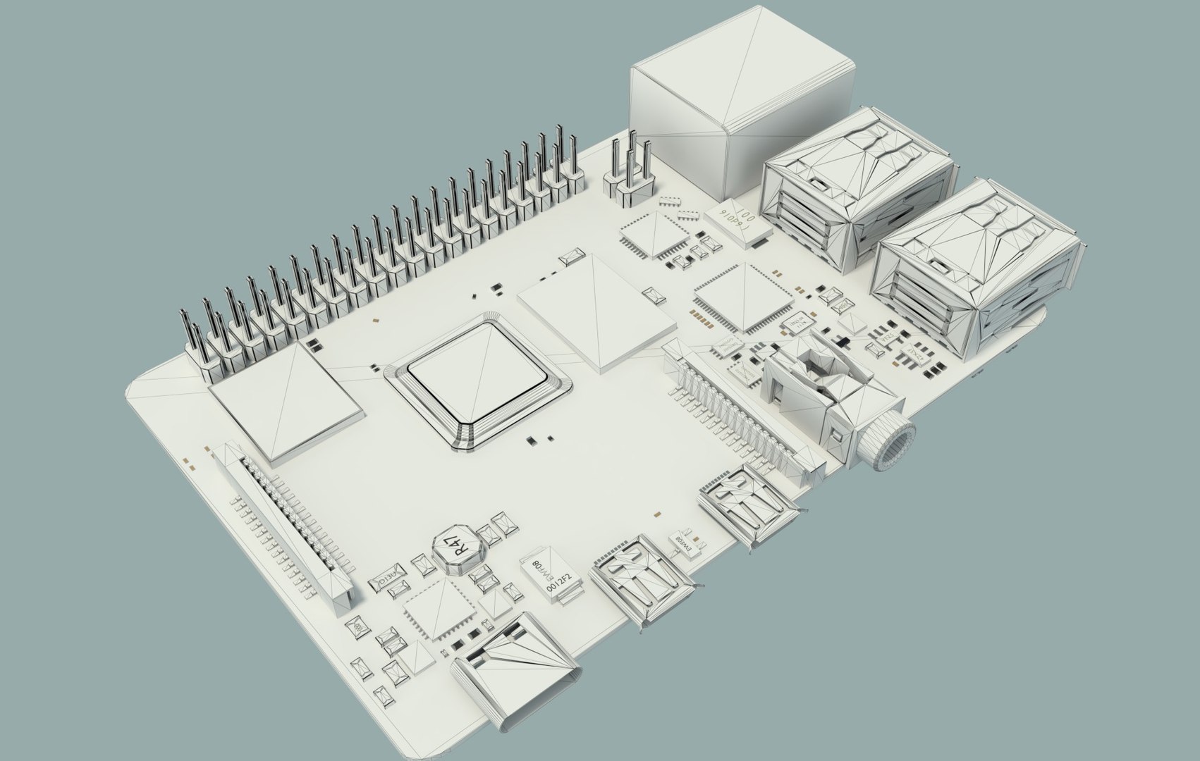3D Model Single Raspberry Pi 4 - TurboSquid 1423761