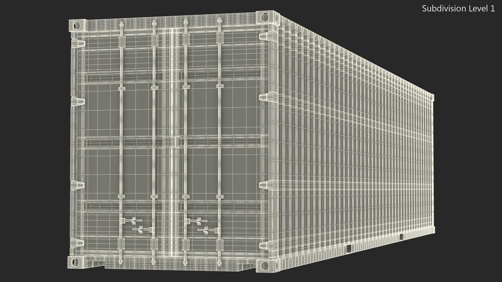 3D model High Cube Shipping Container 40FT - TurboSquid 2144468