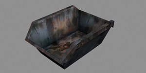 bin waste garbage 3d model