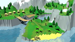 islands ocean 3D model