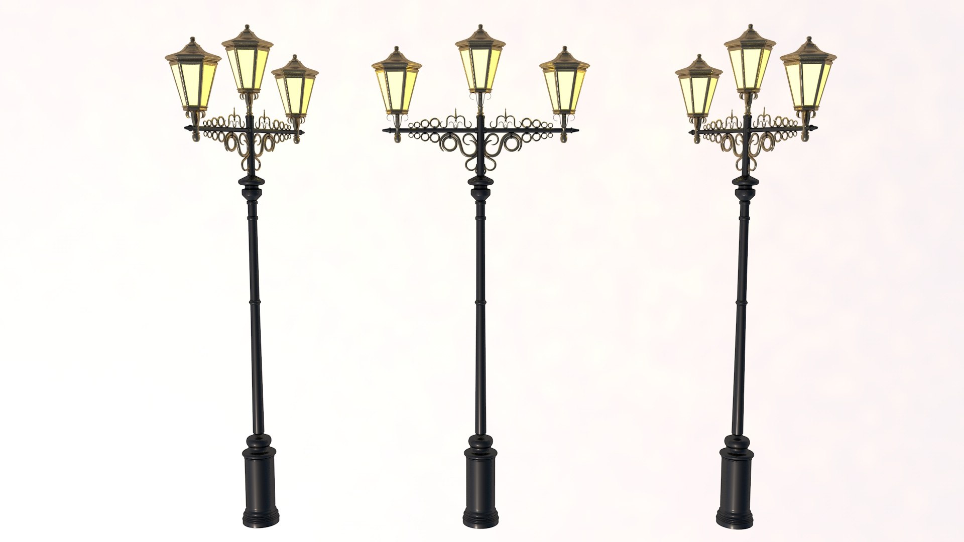 Classic street lamp 3D model - TurboSquid 1750700