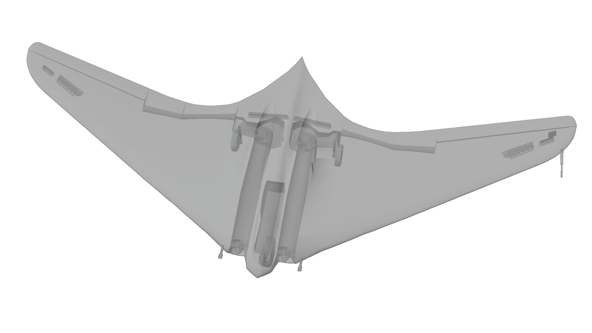 3D Horten Ho IX Model - TurboSquid 2326148