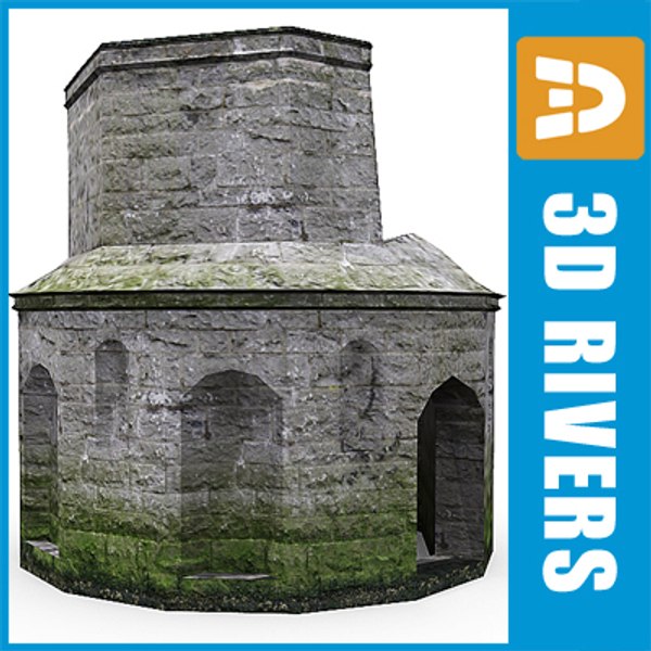3DRivers의 다각형 타워 3D 모델 - TurboSquid 461975