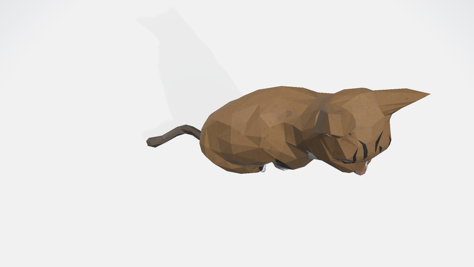 Cat - Low Poly 3D Model - TurboSquid 2291777