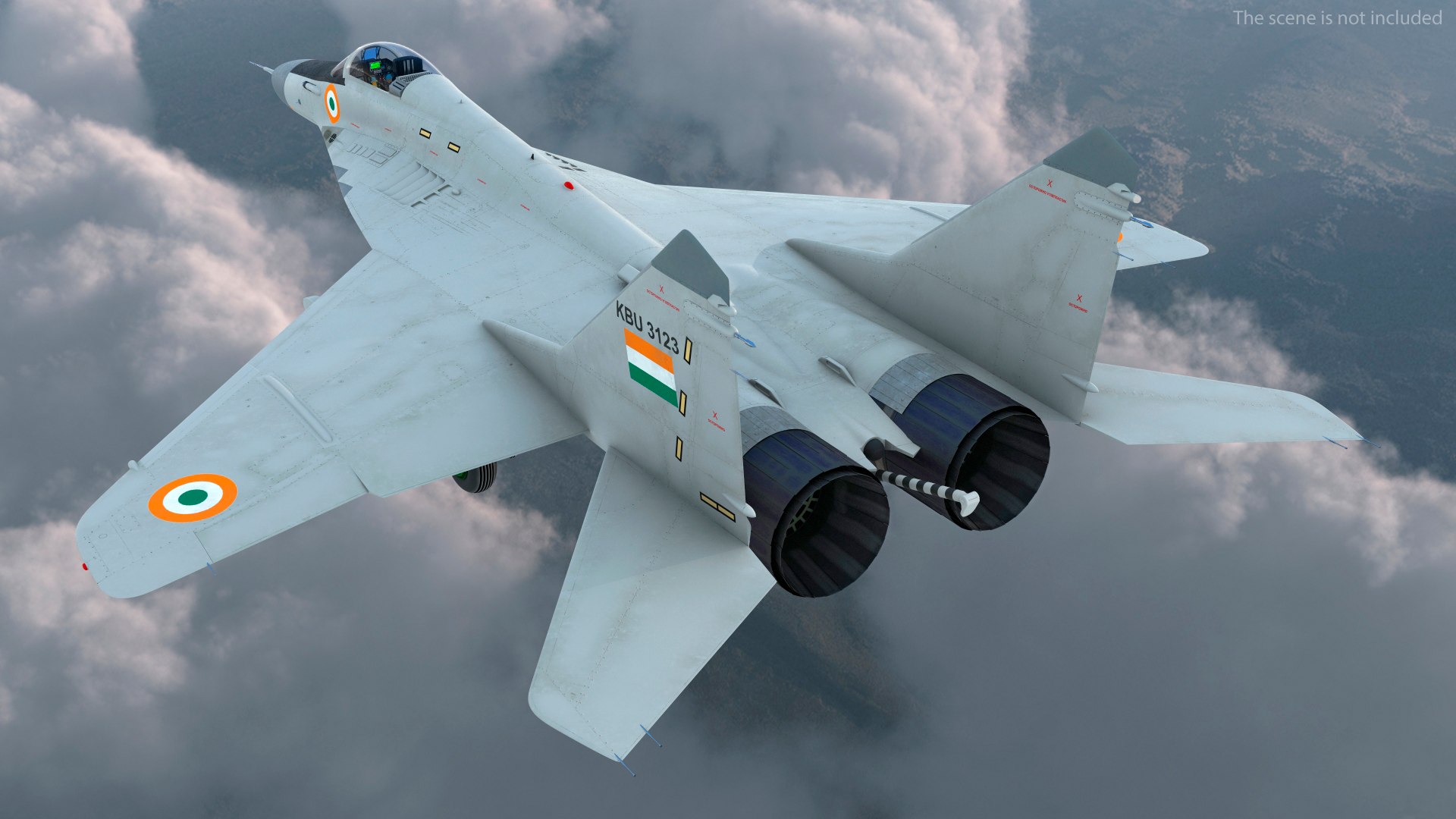 3D MiG 29K Multirole Fighter Aircraft Indian Navy https://p.turbosquid.com/ts-thumb/i3/V7QMar/4y/mig29kmultirolefighteraircraftindiannavymb3dmodel006/jpg/1638184022/1920x1080/fit_q87/5092de1ee7fb7251ccedc0b526e46a4ea504a424/mig29kmultirolefighteraircraftindiannavymb3dmodel006.jpg