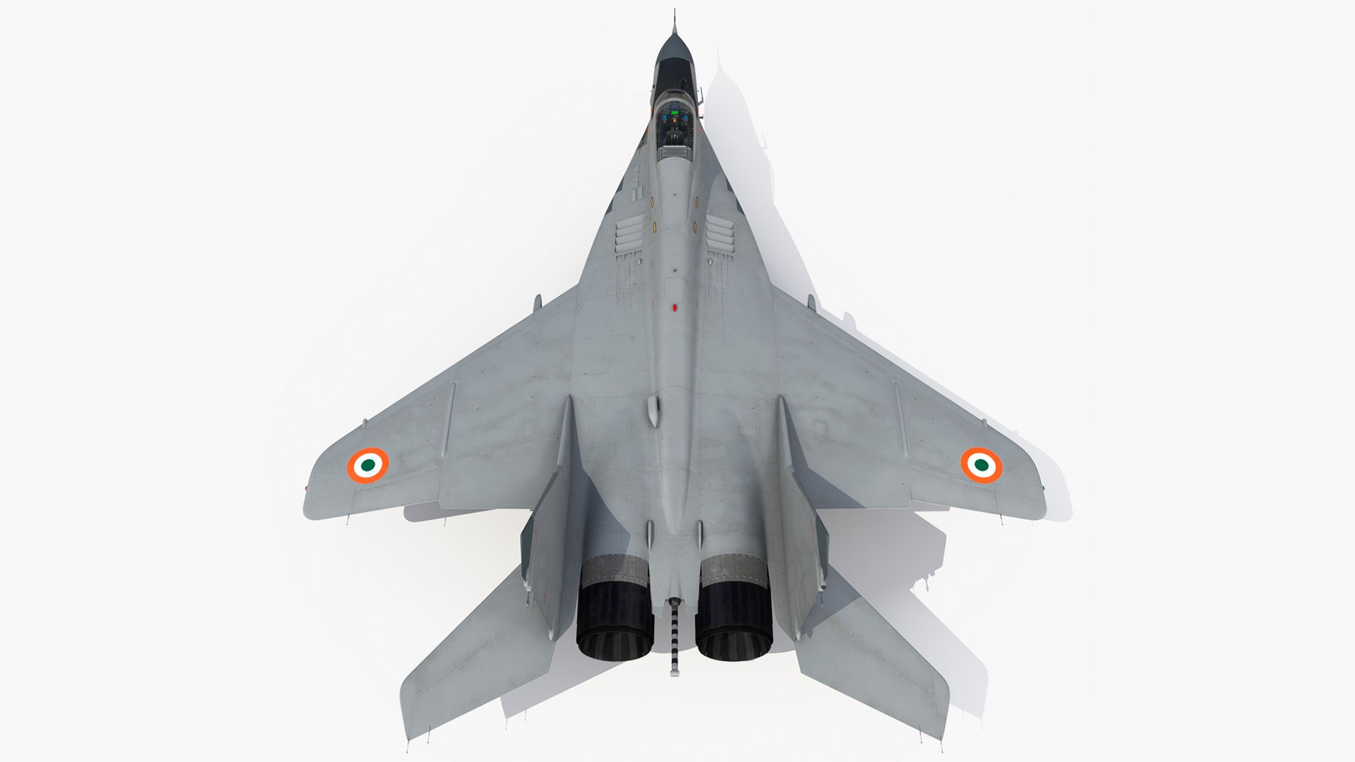 MiG 29K Multirole Fighter Aircraft Indian Navy 3D model preview