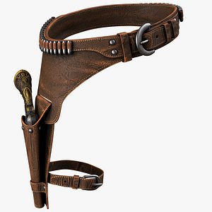 holster revolver 3d model