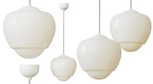 3D model Bauhaus Opaline Pendant Lamp