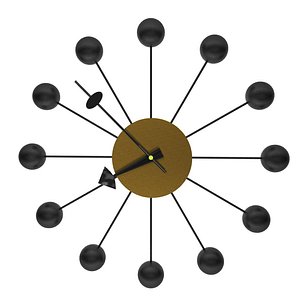3d wall clock model