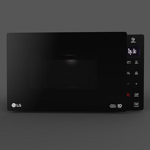 Microwave oven LG MH6336GIB NeoChef 3D model