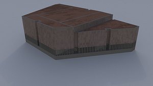 3D model BuildingofficeX