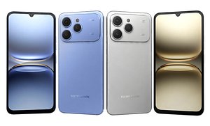 Tecno SPARK 40 Titanium Grey And Mirage Blue