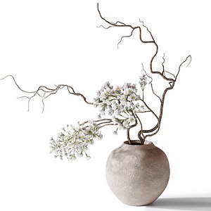 plants bouquet 015 3D model