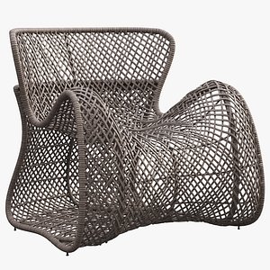 3D Arteriors Sojourner Lounge Chair model