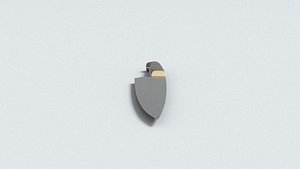 laos Chefs Knife 3D model