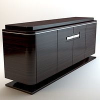 Zebrano cabinet