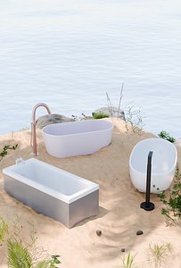 3D model Realistic Bathroom Pack