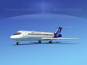 3d model dc-9-30 dc-9