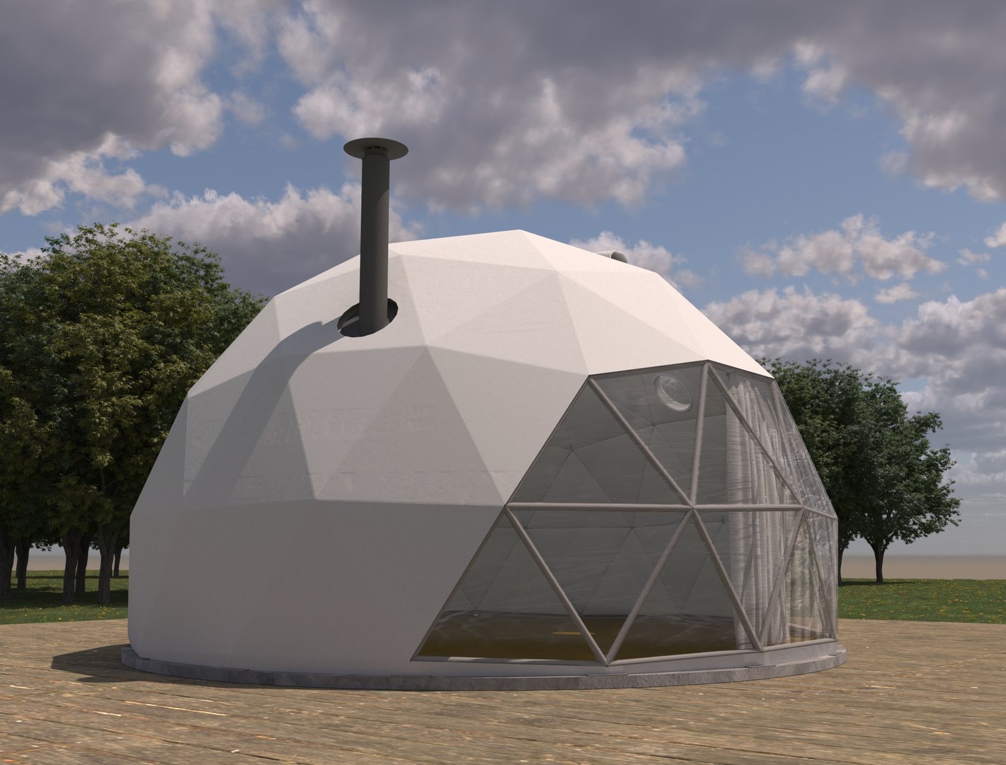 3D Glamping Dome Extreme - TurboSquid 2006227