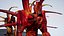 Low-Poly-Modell des Charakters Lava Creature