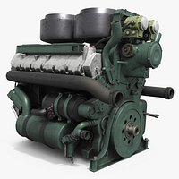 Maybach HL230 Military Power Unit Old