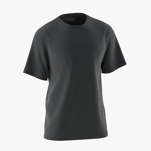 black t-shirt 3D model