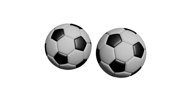 Soccer Balls 3D model