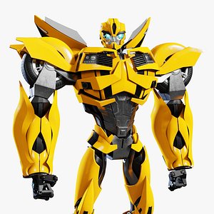 3D Bumblebee Transformers Prime RIG model