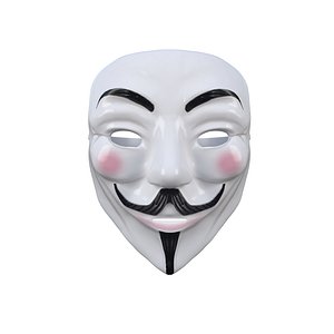 3D Guy Fawkes mask