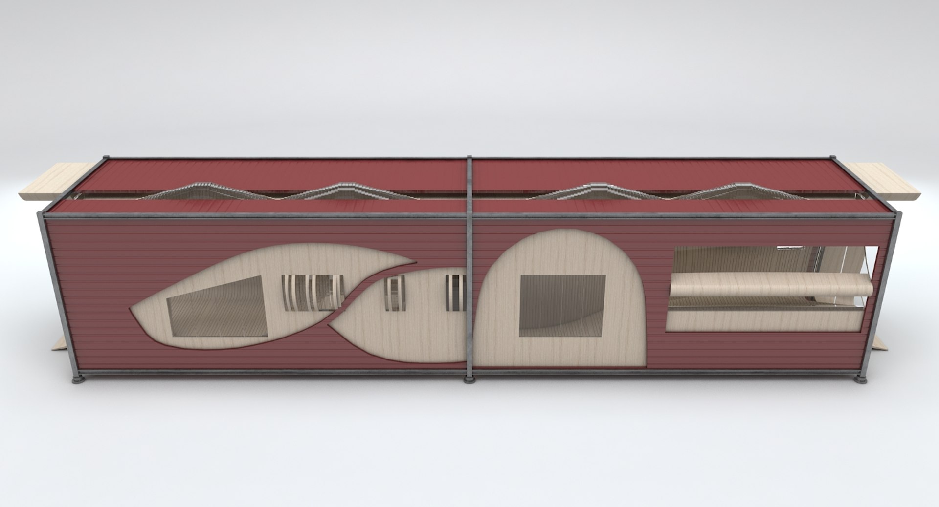 3D Portable Container Building Model - TurboSquid 1254983