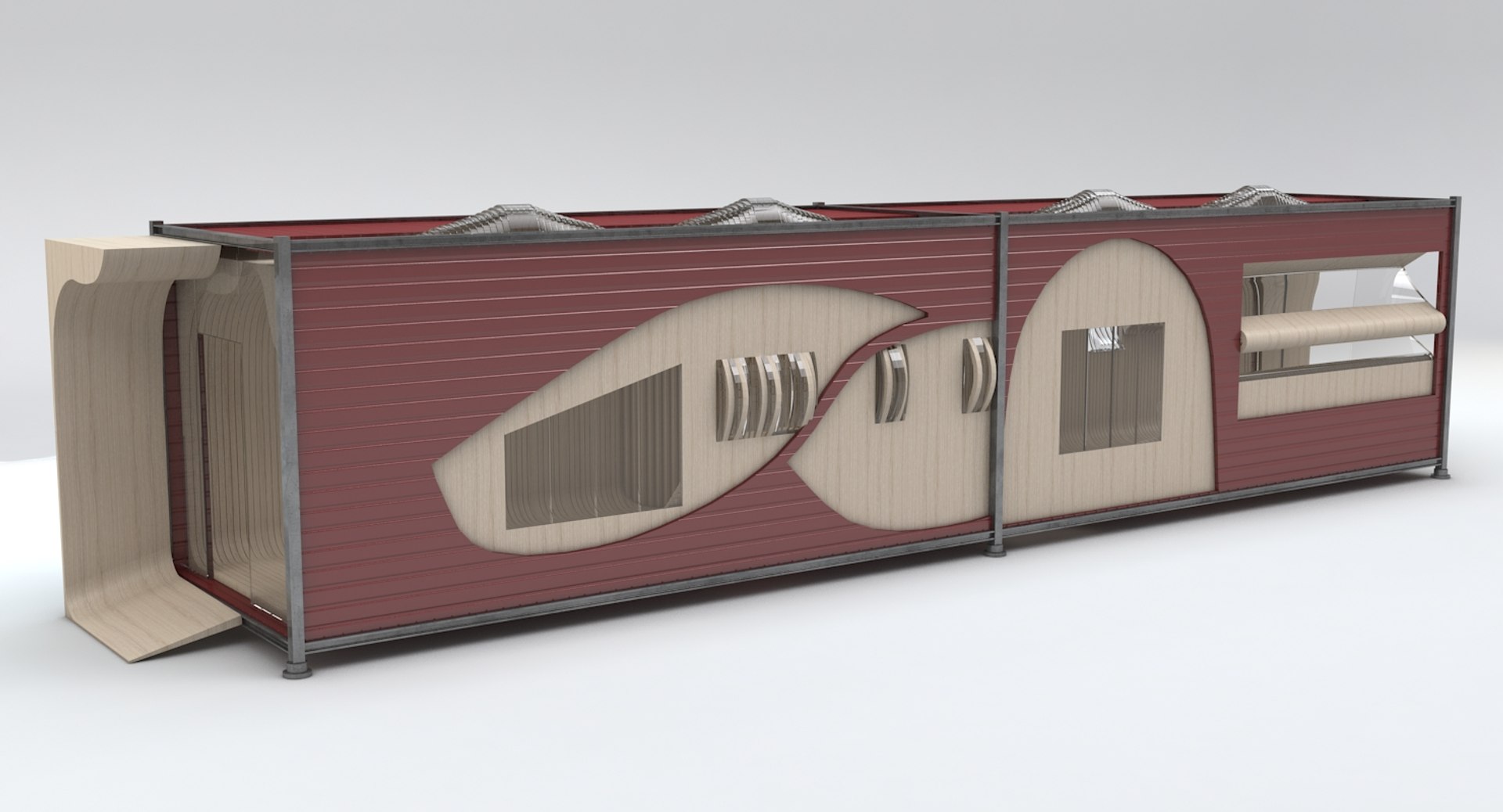 3D Portable Container Building Model - TurboSquid 1254983