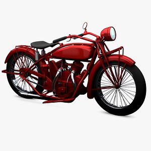 1920 indian motorcycle obj