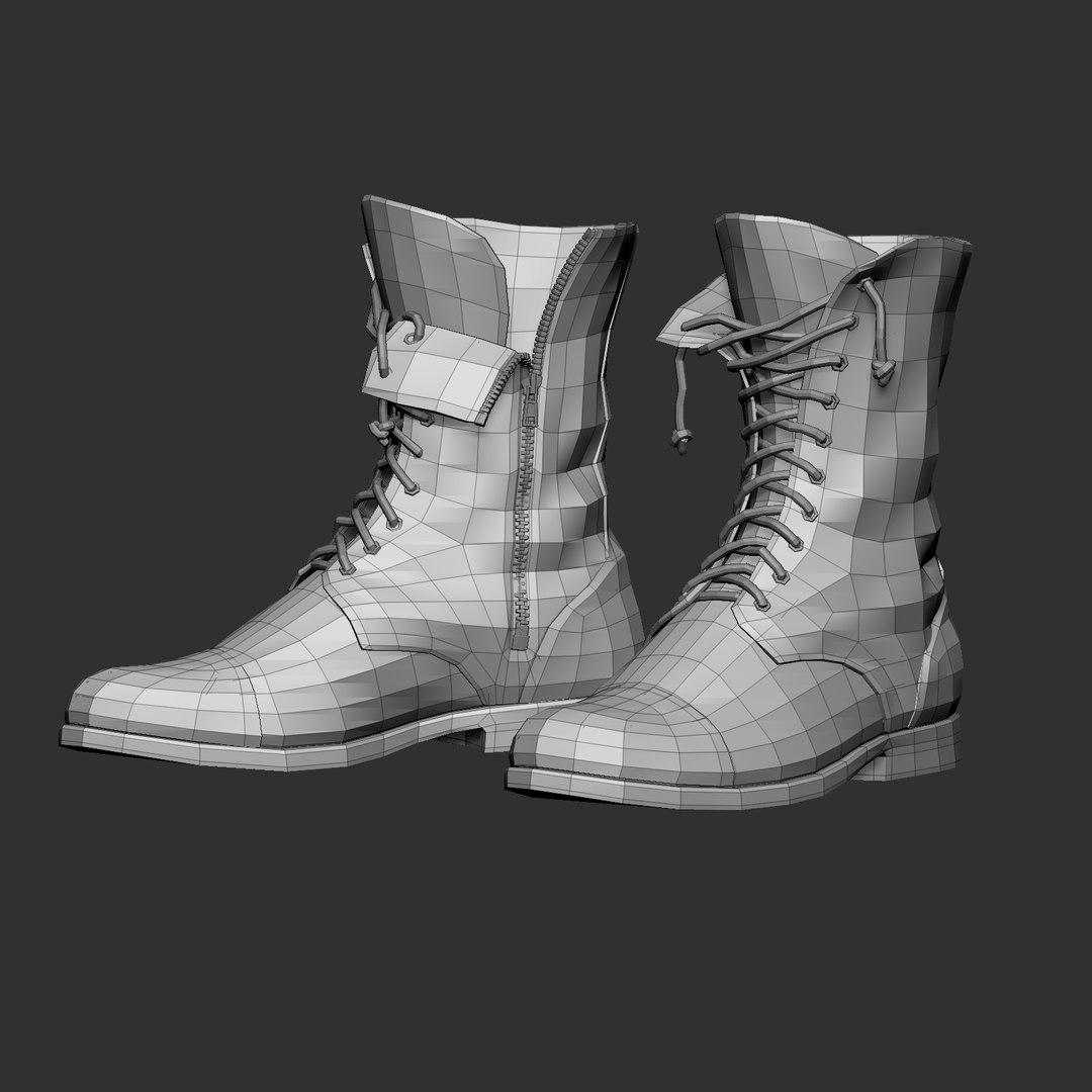 Boots Zbrush Base Mesh 3D - TurboSquid 1309648
