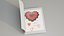 biglietto di San Valentino con texture 4k pbr
