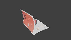 valentine card with 4k pbr textures