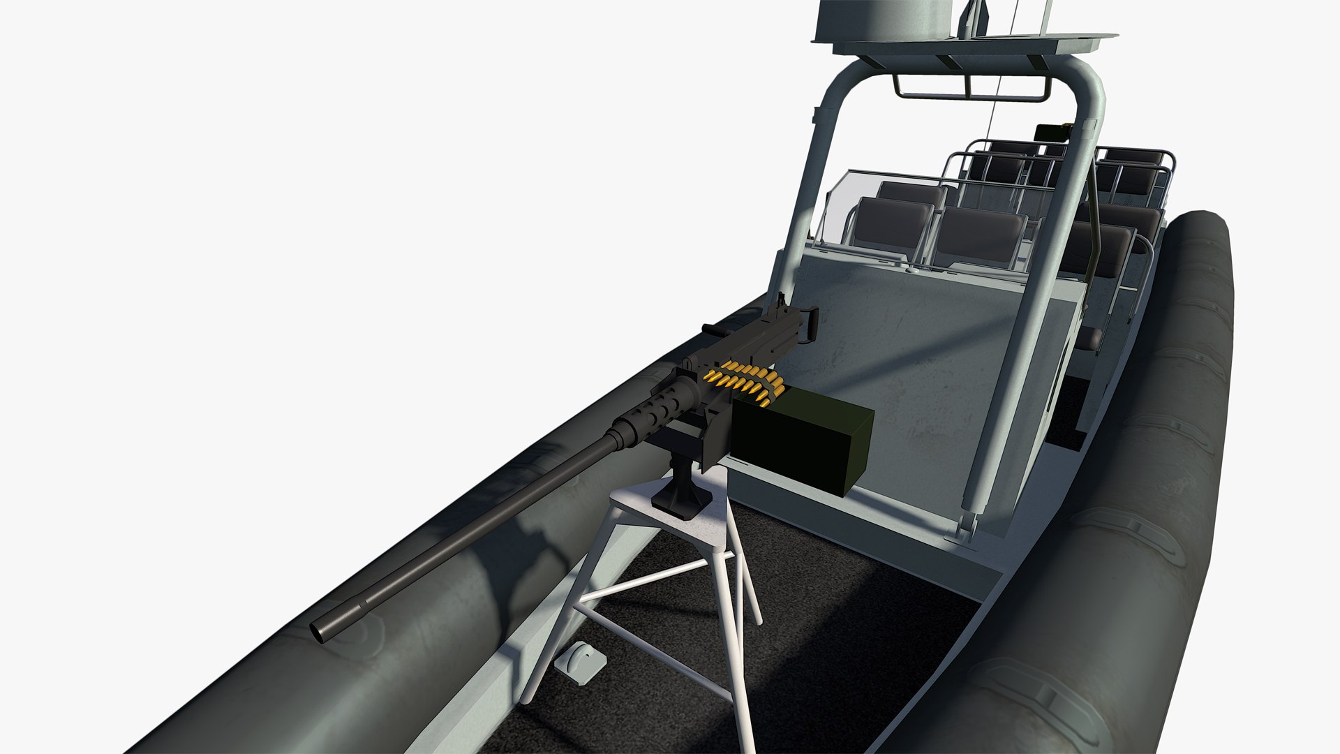 Rhib Guns 3d Fbx