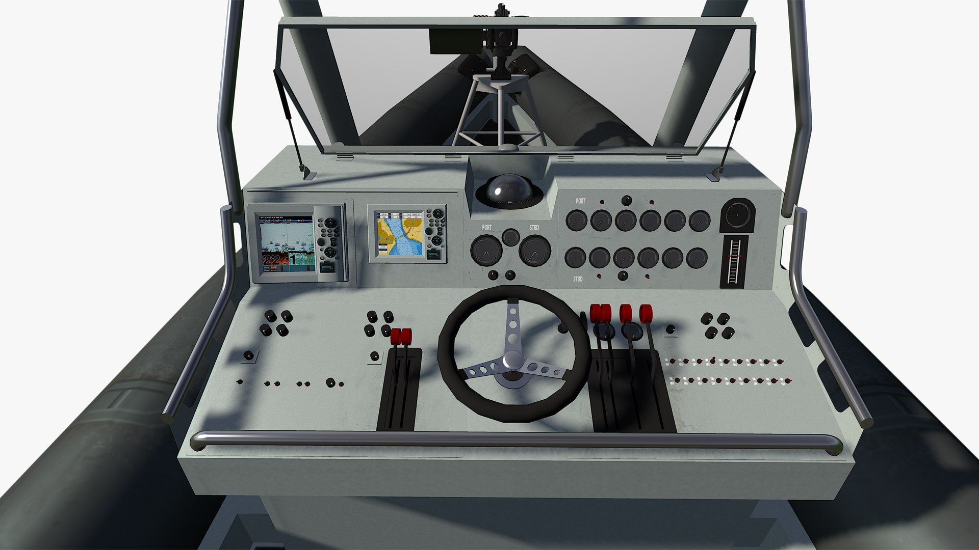 Rhib Guns 3d Fbx