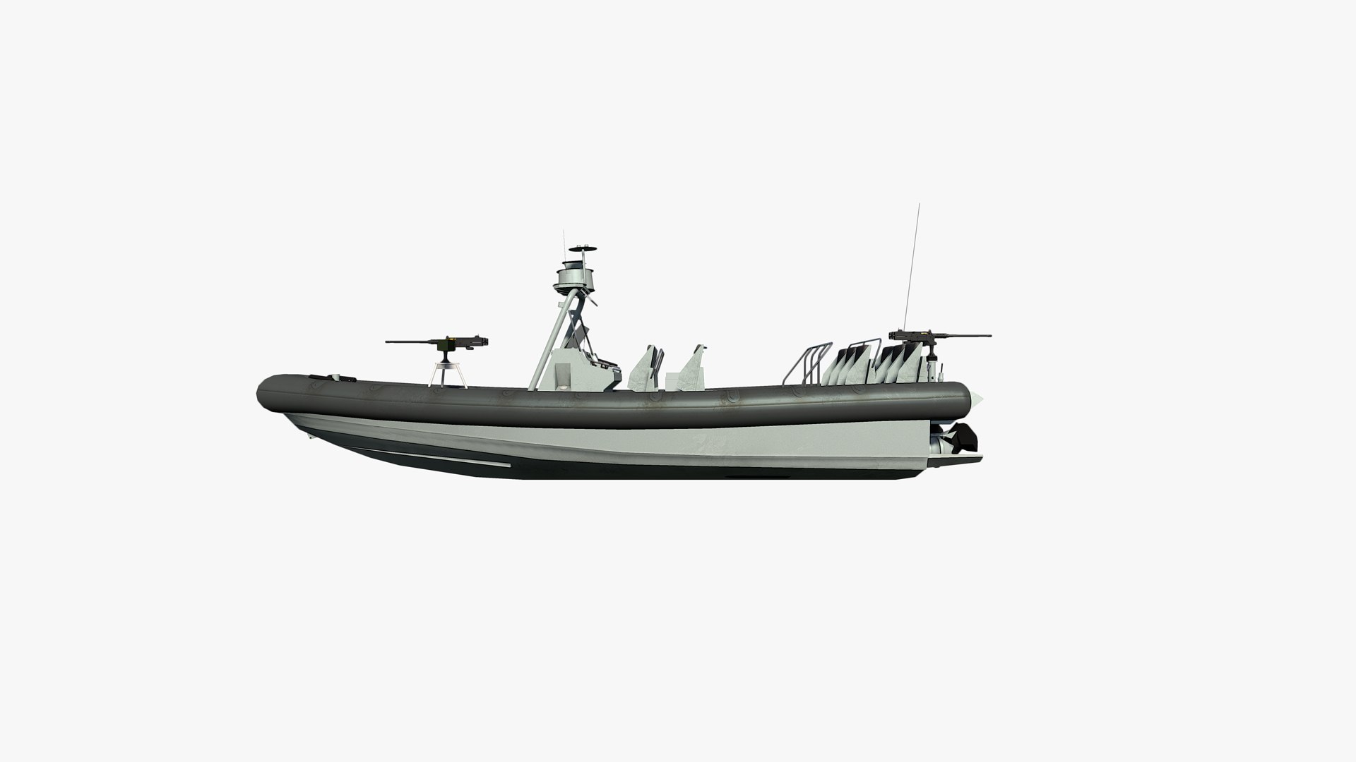 Rhib Guns 3d Fbx