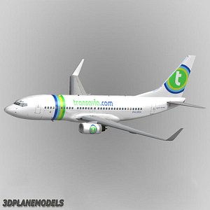 3d b737-700 transavia 737