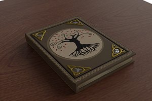 old spell book 3D