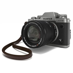 3D Realistic 35mm Film Camera 3D Model for Animation and Design model