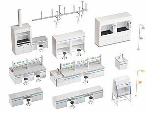 3D model Laboratory Table Experiment Table Laboratory Furniture